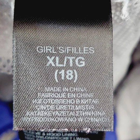 The North Face Blue White Hooded Rain Jacket P2502 - Picture 6 of 10